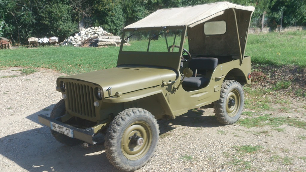 Jeep willys a restaurer belgique